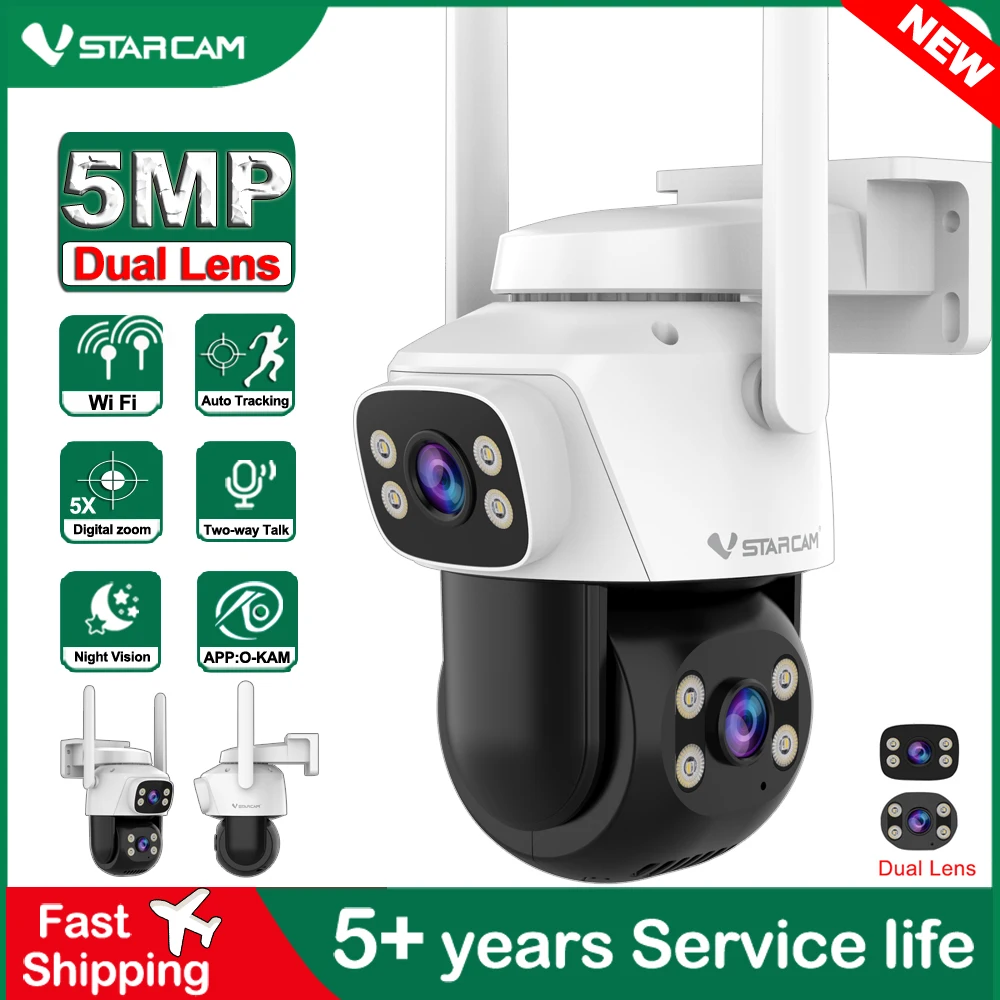 Home Cinema Outdoor - Kamera Vstarcam 5.0MP HD z podwójnym