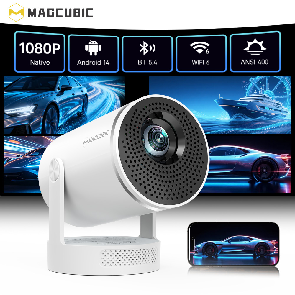 Home Cinema Gadgets - Magcubic Android 14 Natywny projektor 1080P