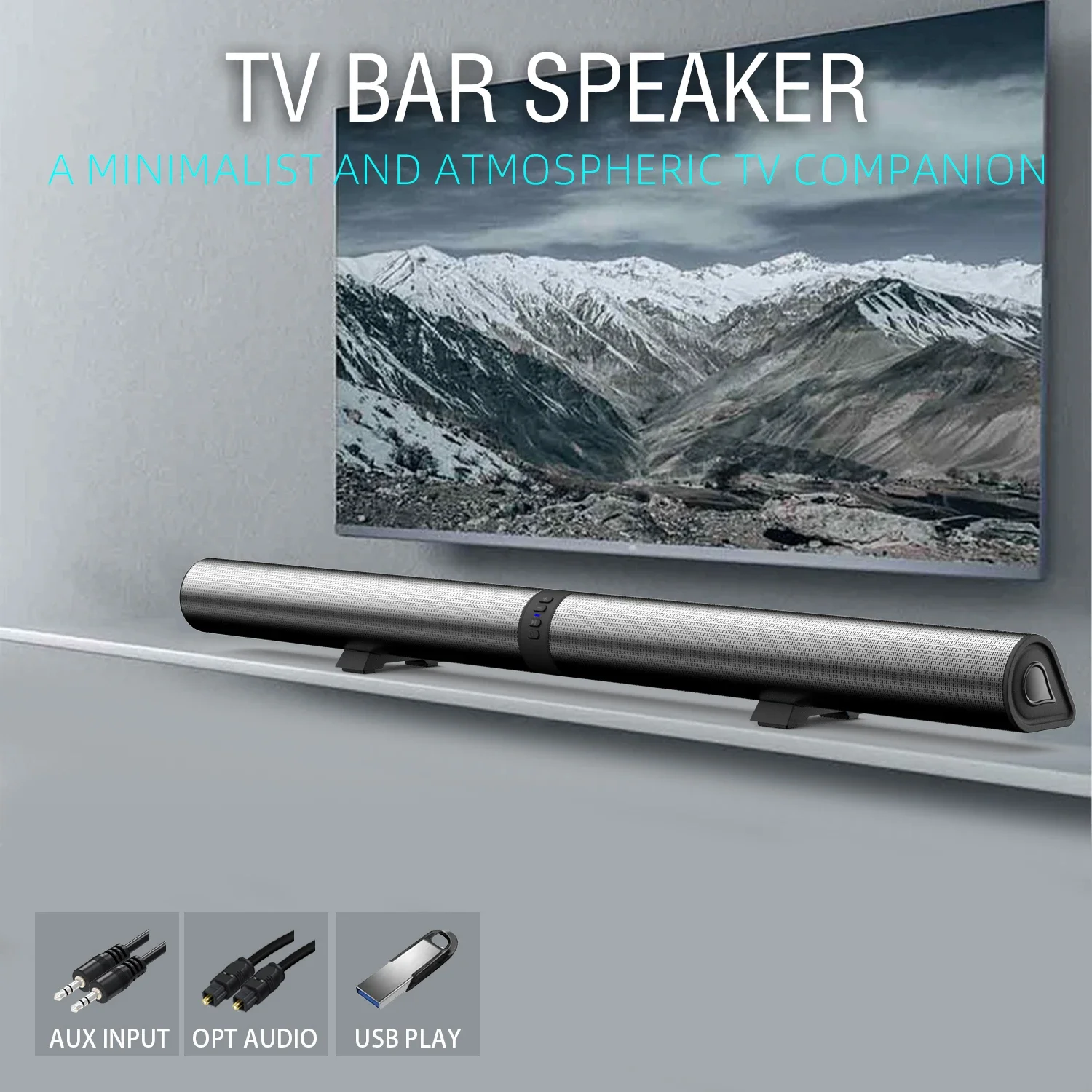 Home Cinema Of Soundbar - Soundbar FM do telewizora Głośniki Bluetooth