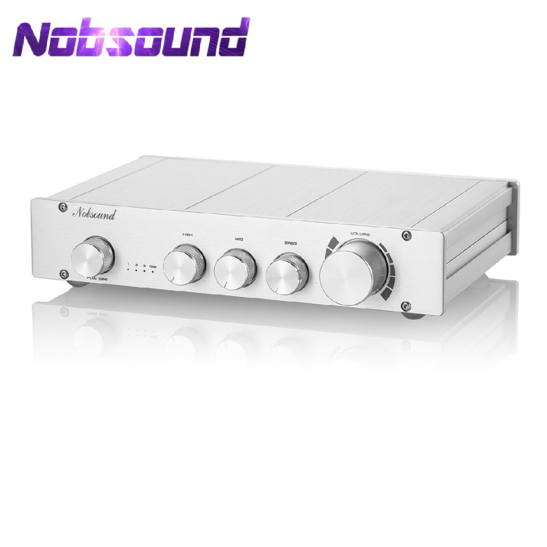 Home Cinema Receiver - Nobsound HiFi 3-drożny cyfrowy przedwzmacniacz stereo