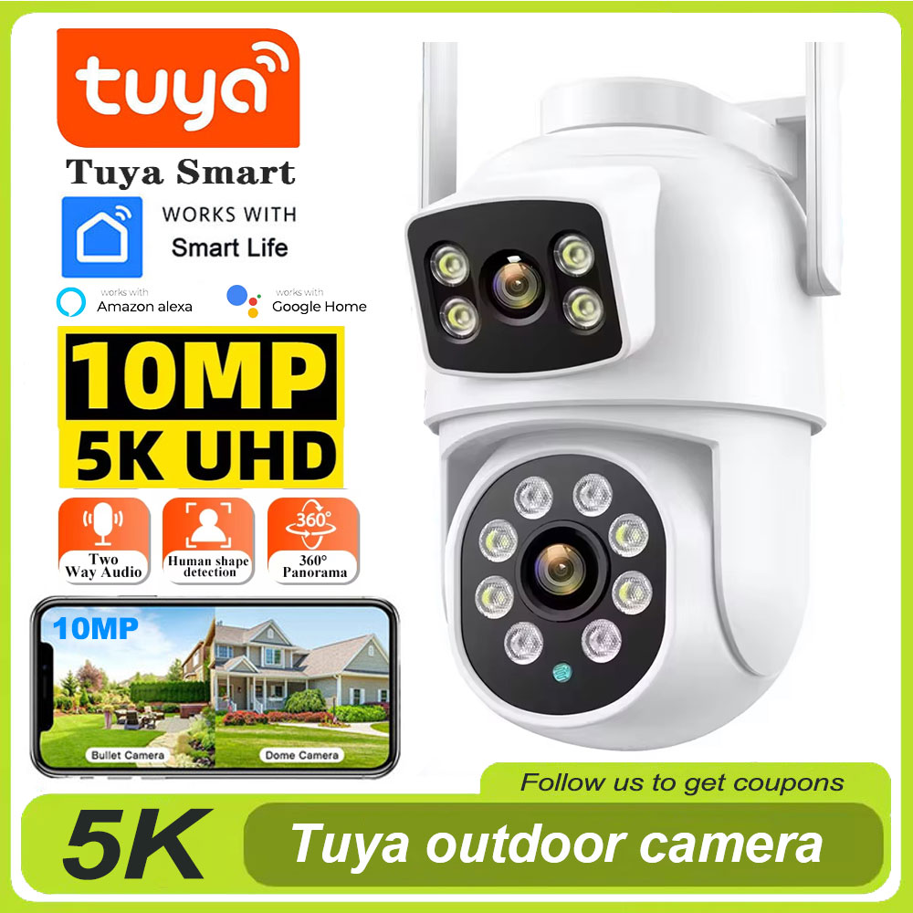 Home Cinema Outdoor - Kamera Tuya 4K 8MP Wifi PTZ