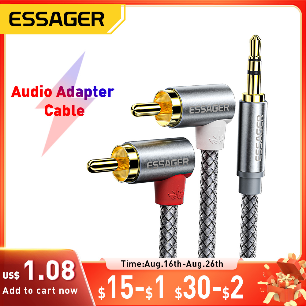 Home Cinema Player - Essager 90 ° Kątowy kabel audio