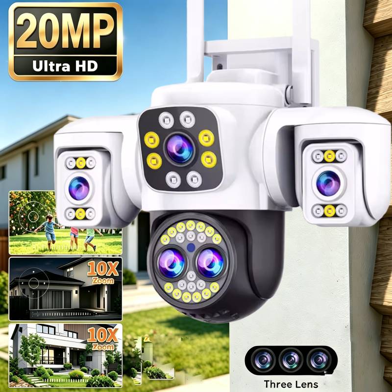 Home Cinema Outdoor - Kamera monitoringu WiFi 20MP z czterema