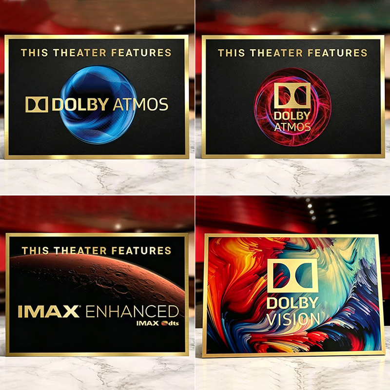 Home Cinema Atmos - Zabytkowy szyld kina domowego Dolby Atmos