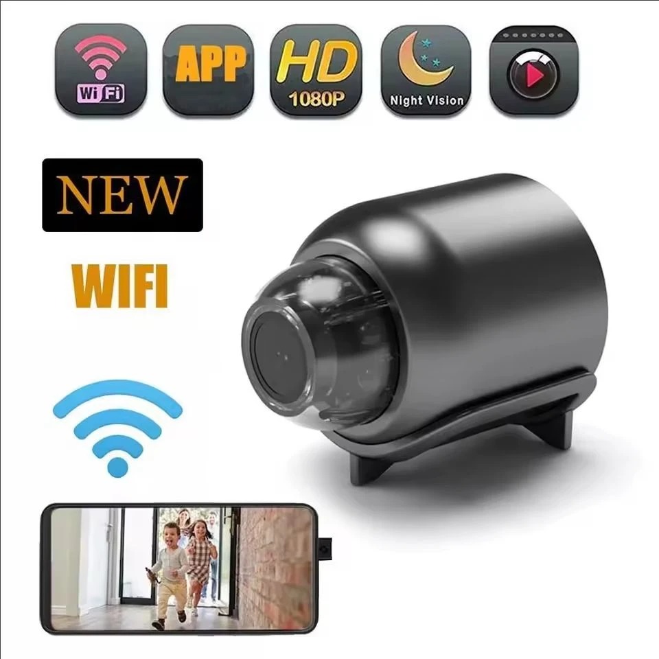 Home Cinema Hd - Miniaturowa kamera WiFi 1080P HD z