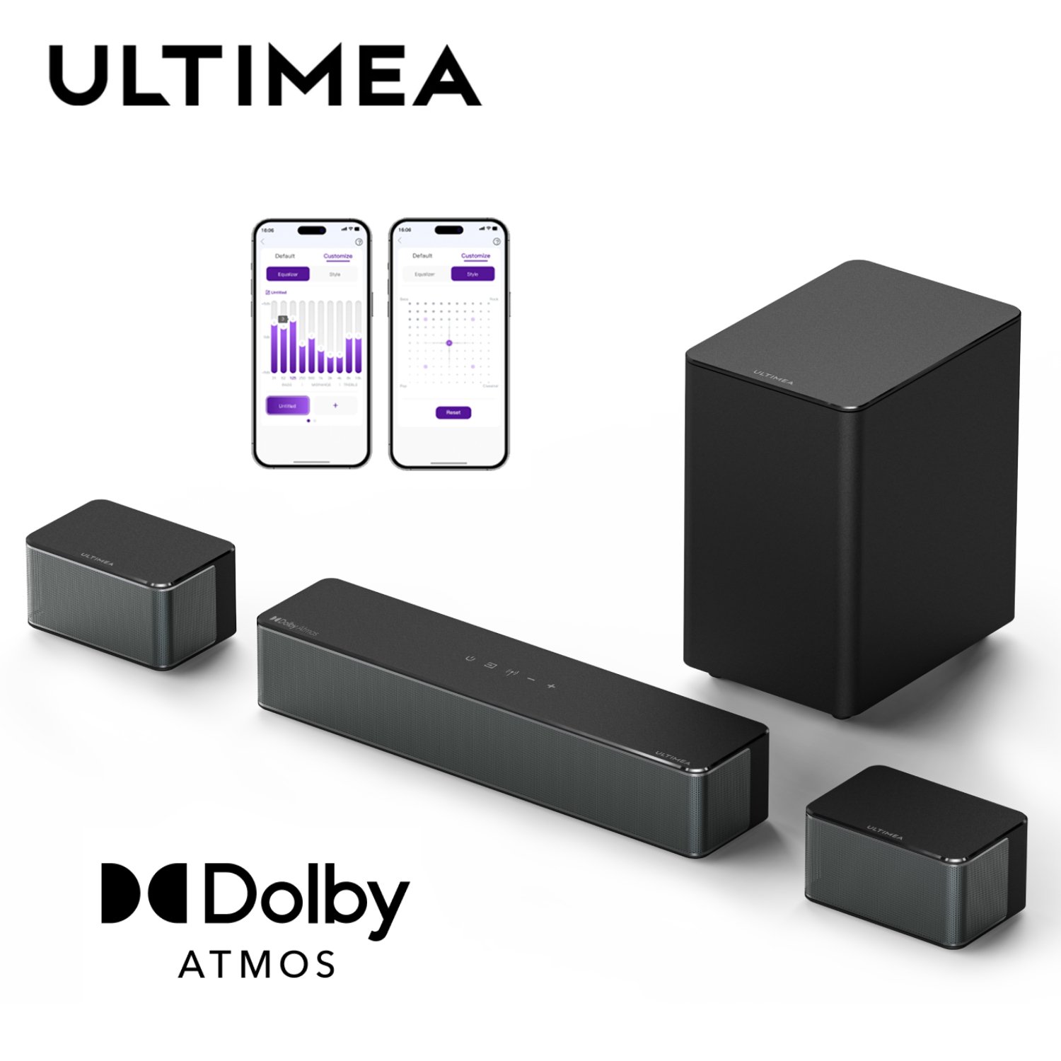 Home Cinema Atmos - ULTIMEA Poseidon M4T Soundbar 5.1 Kanałowy
