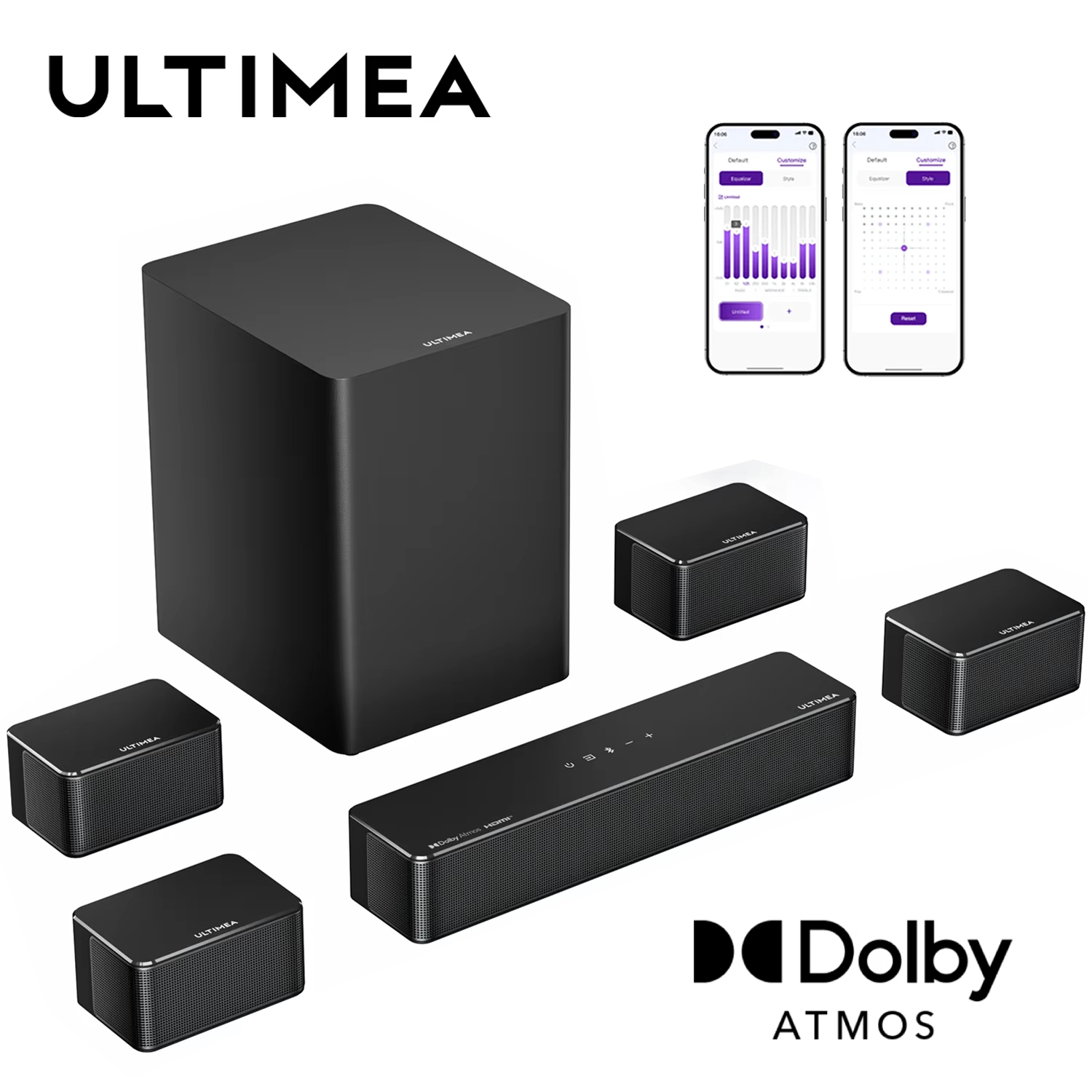 ULTIMEA 500W 7.1-kanałowy soun – Home Cinema Dolby Atmos 7.1 recenzja i cena
