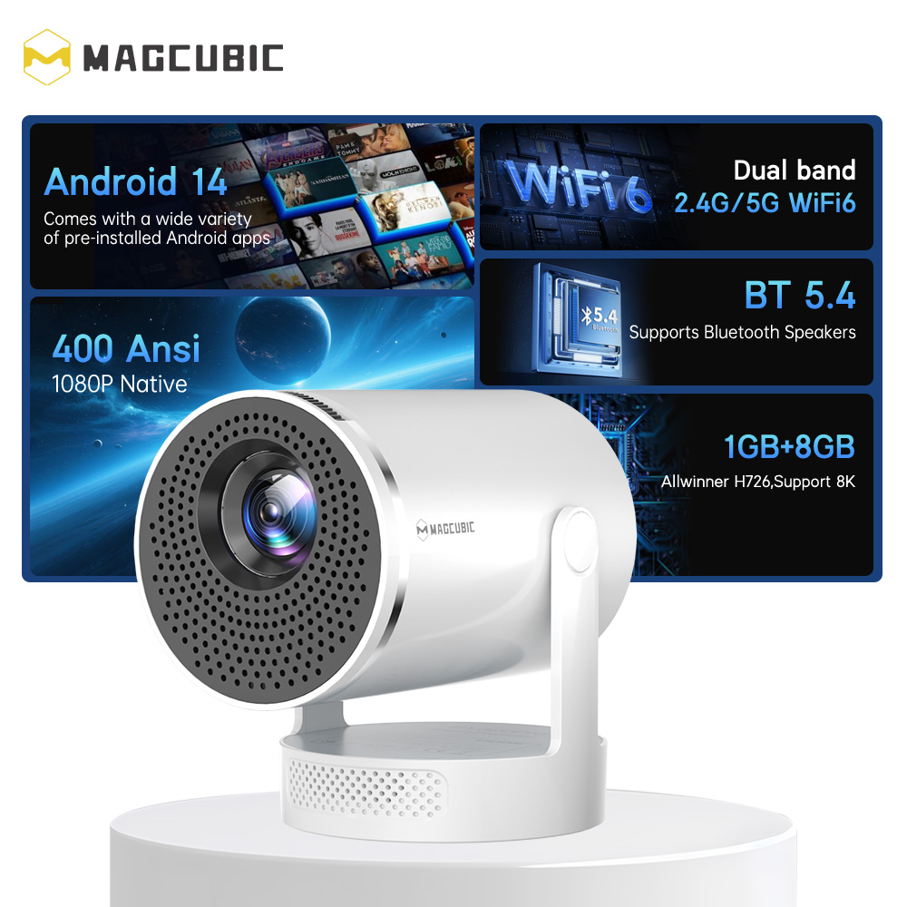 Magcubic Android 14 Natywny pr – Home Cinema Gadgets recenzja i cena