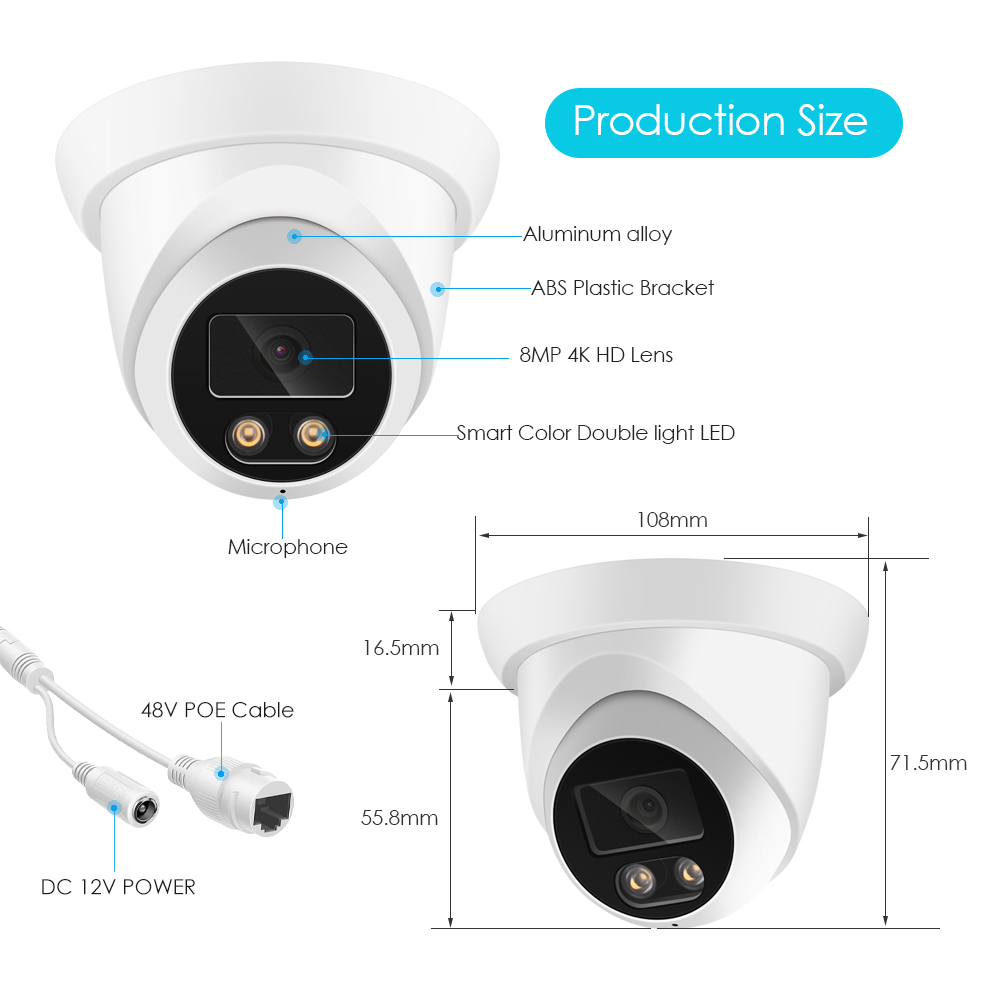 Nowa kamera IP 4K 8MP Audio Ou – Home Cinema Outdoor recenzja i cena