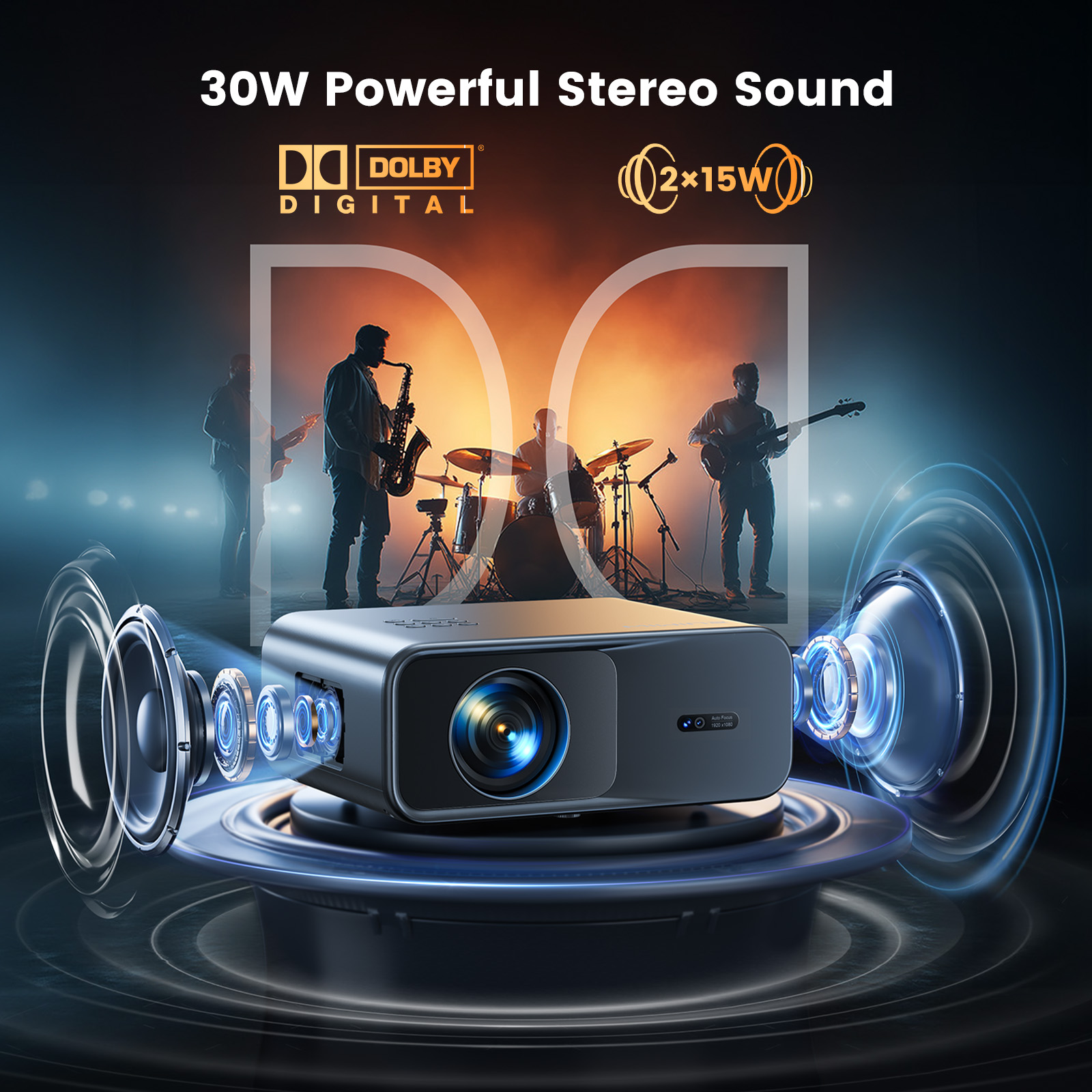 Projektor WIMIUS 1200 ANSI 4K  – Home Cinema Laser Projector recenzja i cena