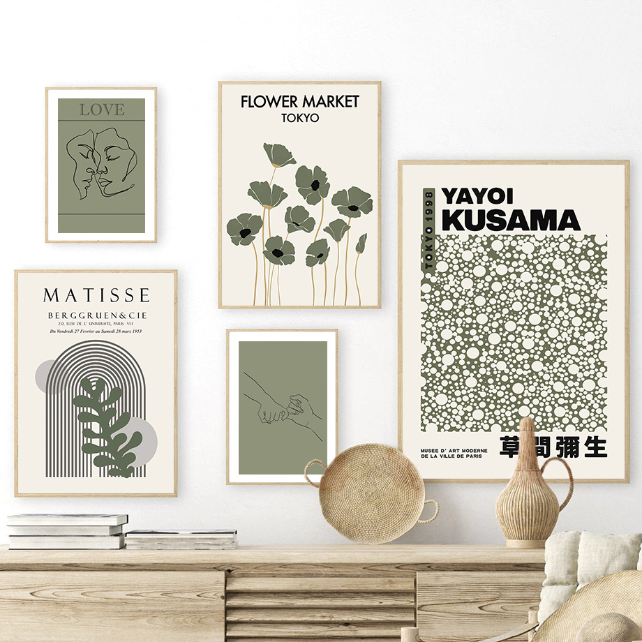 Zielony Szałwiowy Yayoi Kusama – Home Cinema Wall Art recenzja i cena