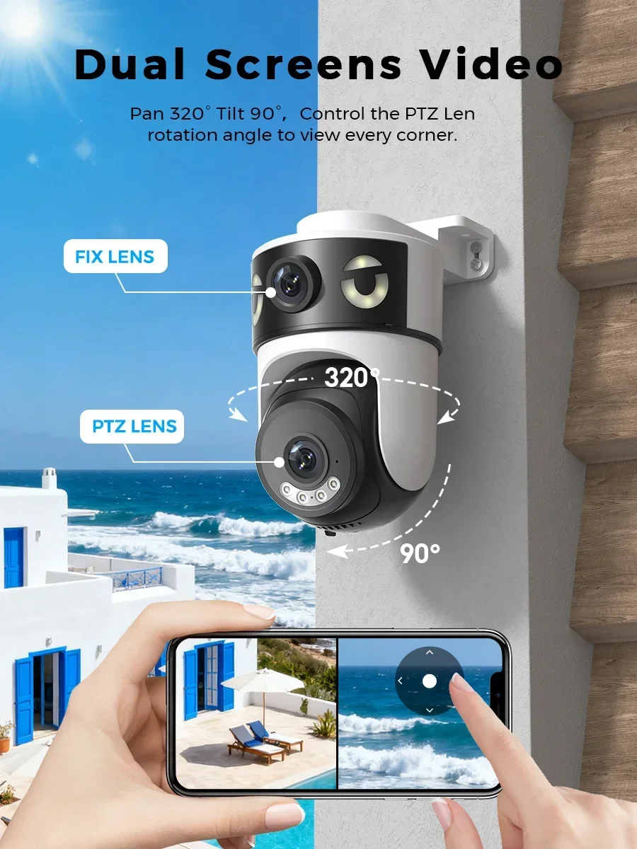 Kamera bezpieczeństwa 10MP 5K  – Home Cinema Outdoor recenzja i cena
