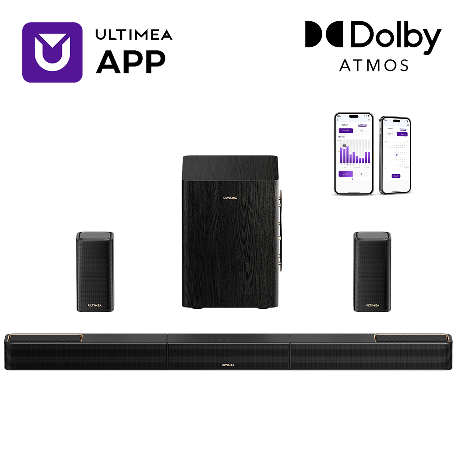 ULTIMEA 5.1.2 System dźwięku p – Home Cinema Atmos recenzja i cena