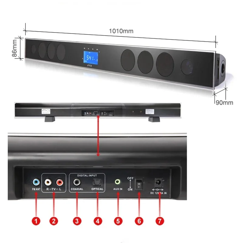 Museeq Bezprzewodowy Soundbar  – Home Cinema Of Soundbar recenzja i cena