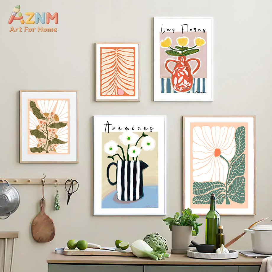 AZNM Boho Kwiatowy Obraz na Pł – Home Cinema Wall Art recenzja i cena