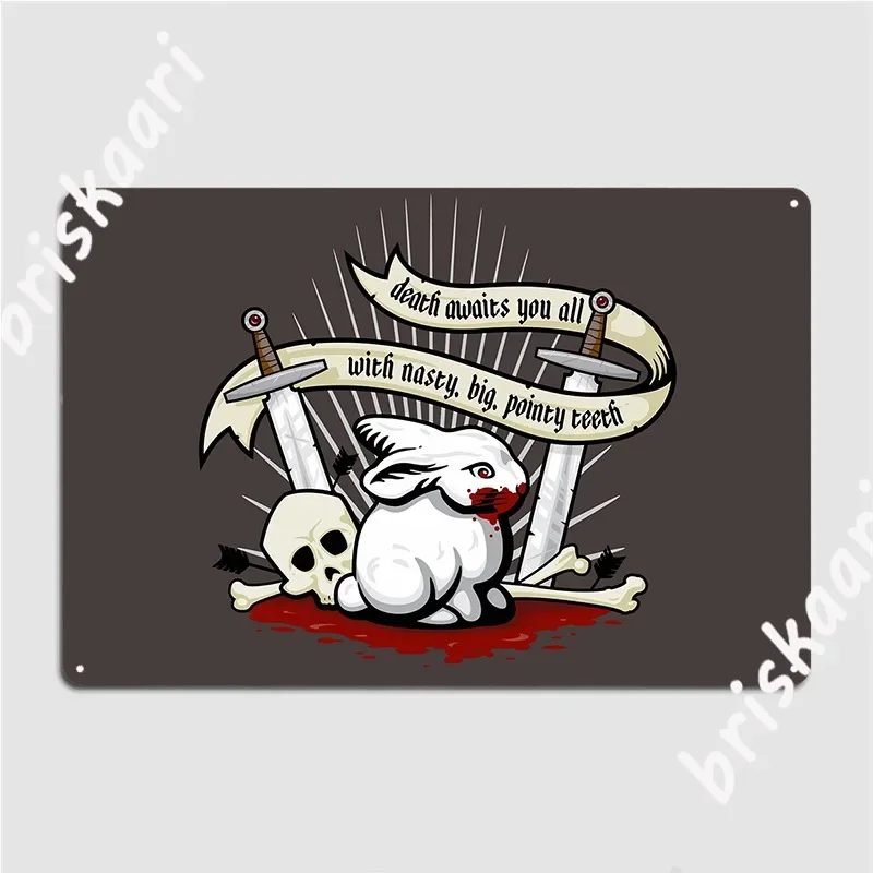 Plakat Królik Caerbannog Metal – Home Cinema Design recenzja i cena